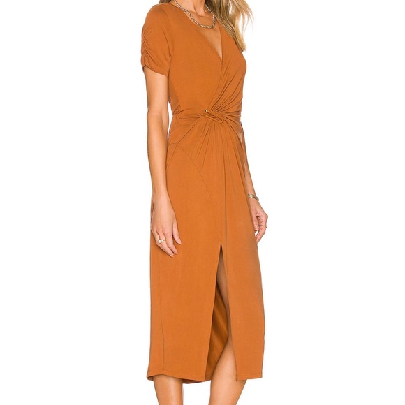 Perfect Fall Toned Wrap Dress - Picture 2 of 14